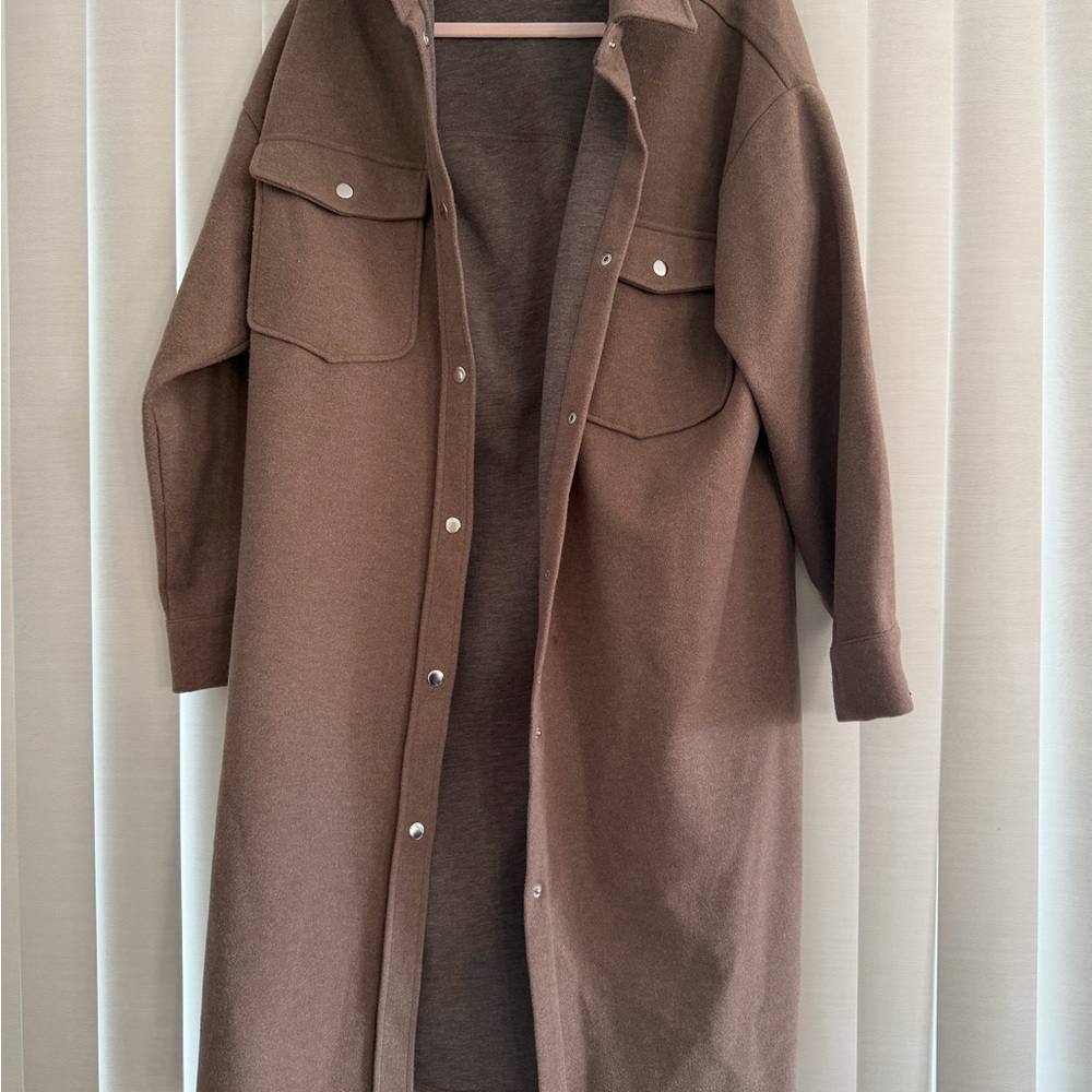 Forever 21 Brown Pea Coat
